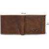 Мужской повседневный кошелек из натуральной кожи - стандартный размер  (9 слотов для карт)