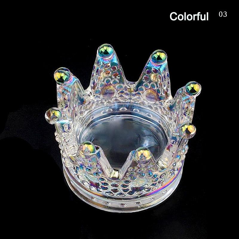 LOOTAAN Crown держатель для кистей для ногтей стеклянная стойка для маникюра акриловая УФ гелевая кисть для рисования подставка для ручек полка для демонстрации инструментов