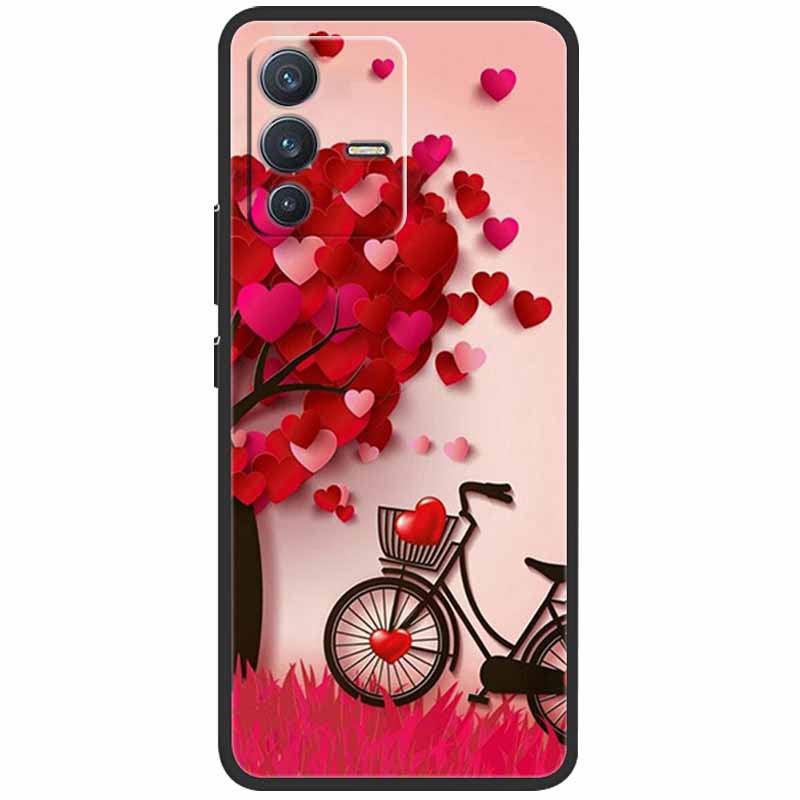 Чехол для vivo V23 5G Чехол V23 Pro Силиконовый Мягкий Защитный Задний Чехол для vivo v 23 5G Чехол V2130 V2132 V23Pro ТПУ Бампер Сумка