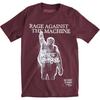 Rage Against the Machine Unisex Adult BOLA Album Cover Back Print Cotton T-Shirt