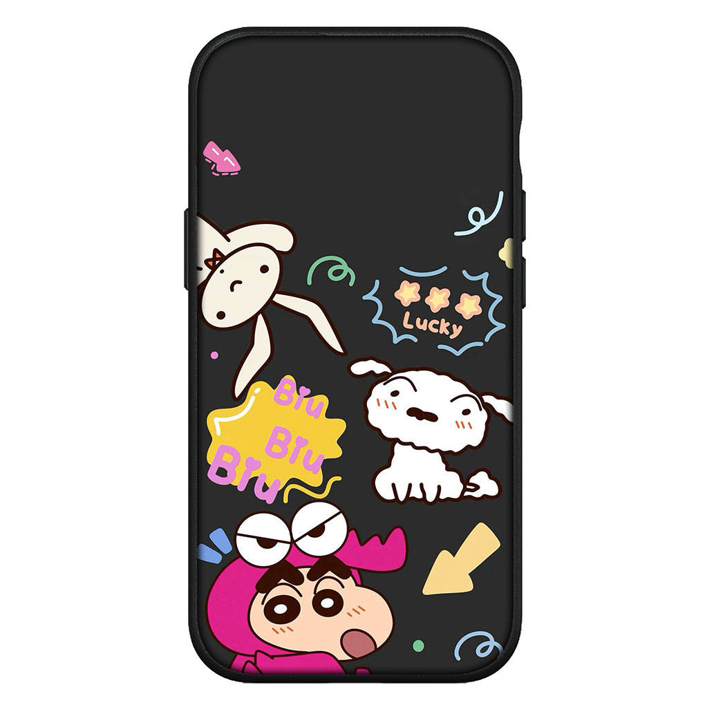 Чехол для iPhone 16 15 Xiaomi Redmi Note 14 13 12 11 Pro Max X 8 16e Samsung Galaxy S25 S24 S23 Moto OPPO Huawei Crayon Shin Chan Shinchan Чехол для телефона