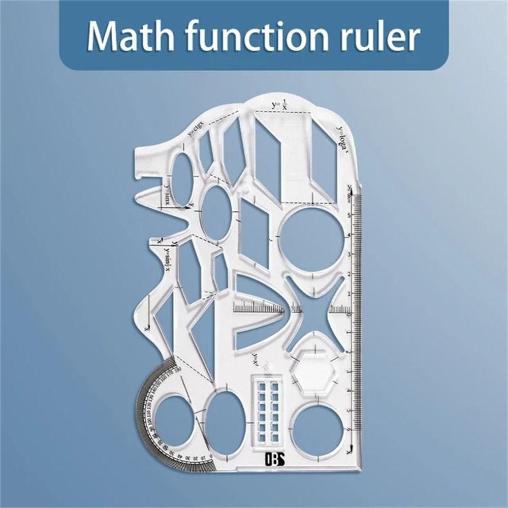 Drawing Rulers Geometric Ruler Mathematics Drawing Template Mathematics Ruler  Student Use