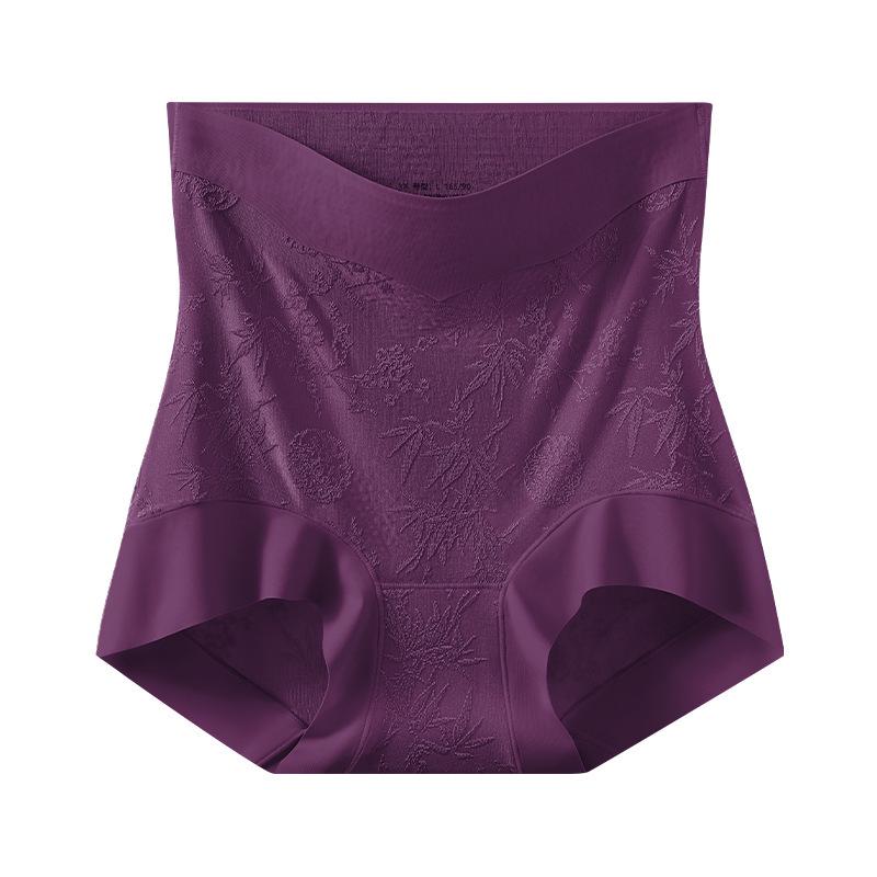 Трусики с высокой талией, утягивающие живот и бедра, модель 2025 года – в китайском стиле, не сползают, обеспечивают легкую коррекцию фигуры.