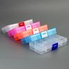 Plastic Detachable Storage Case Square Fishing Tackle Box 10 Compartments Storage Box Fishing Box