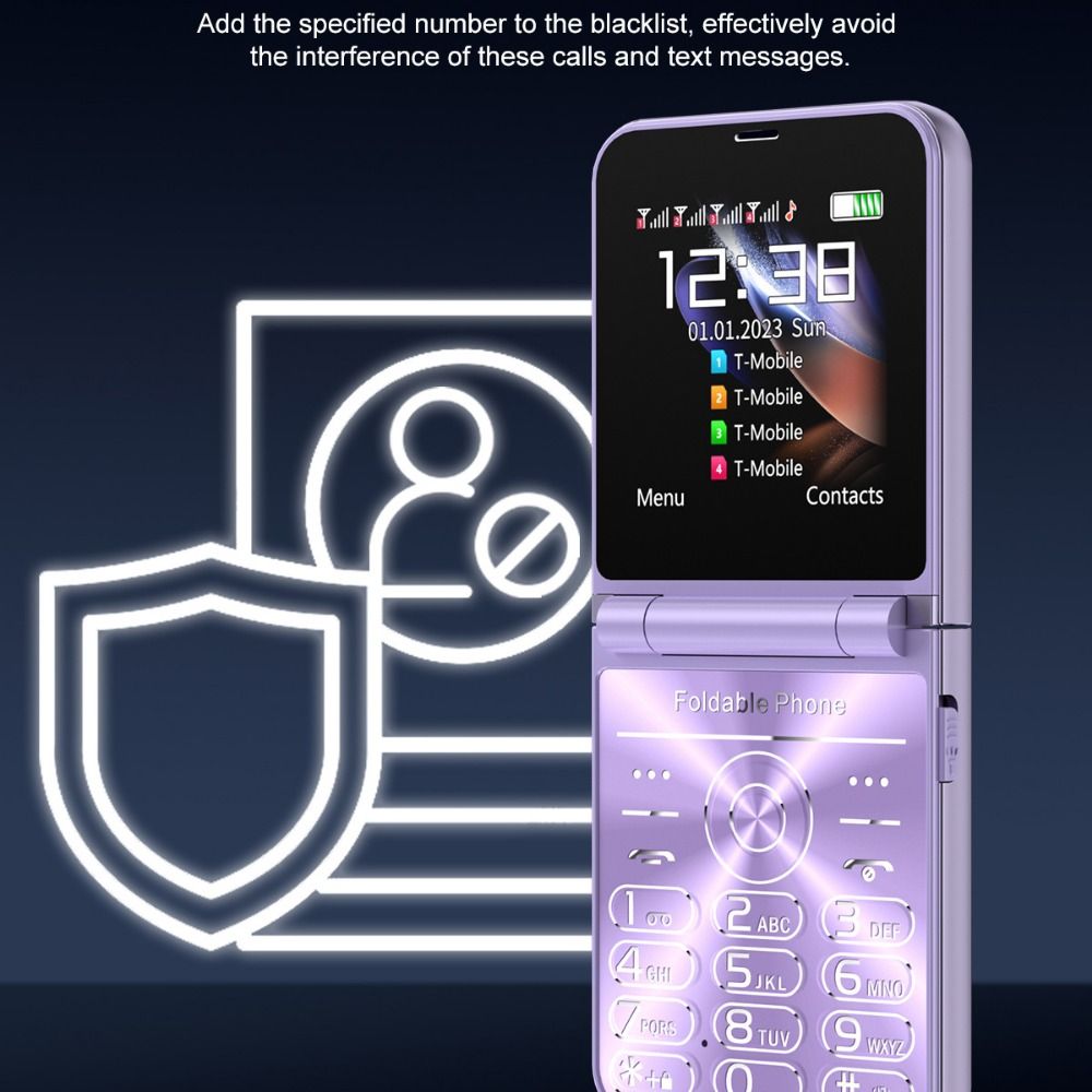 Складной телефон Flilo7 с FM-радио, женский раскладной мобильный телефон, небольшой раскладной мобильный телефон
