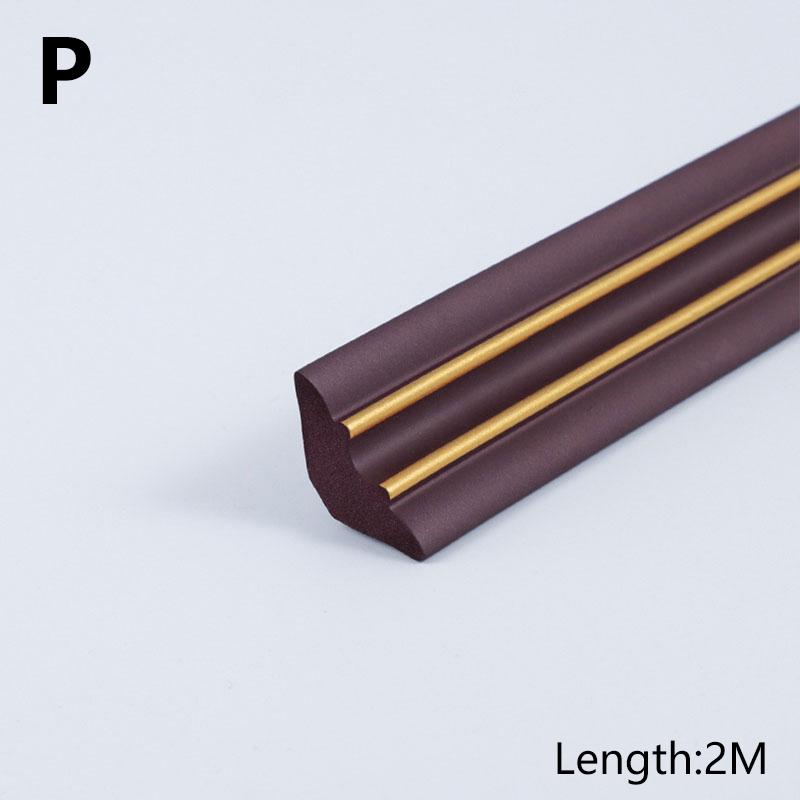 Новый NBR кромкооблицовочный самоклеящийся стикер на стену, украшение на потолок, верхний угол, мягкая линия