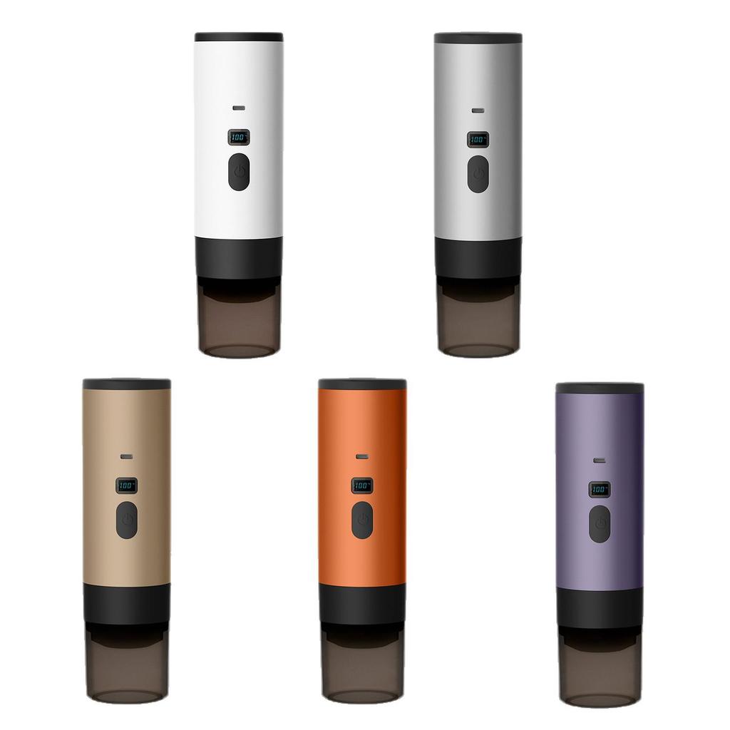 Портативная капсульная кофемашина: Автоматический беспроводной нагрев для использования в помещении/на улице