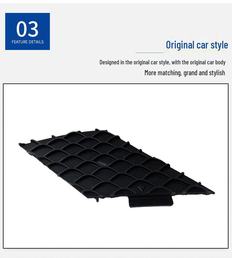 Mercedes-Benz W166 GL/ML GLE GLS Rear Bumper Tow Hook Cover & Fog Light Frame Mount