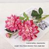 Real Touch Artificial Dahlia Flower Realistic Fake Flower Faux Dahlia Branch  Wedding Party Decor