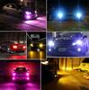 Pair H7 LED RGB 72W 4000LMx2 Car Auto Headlight Driving Fog Bulbs APP Control