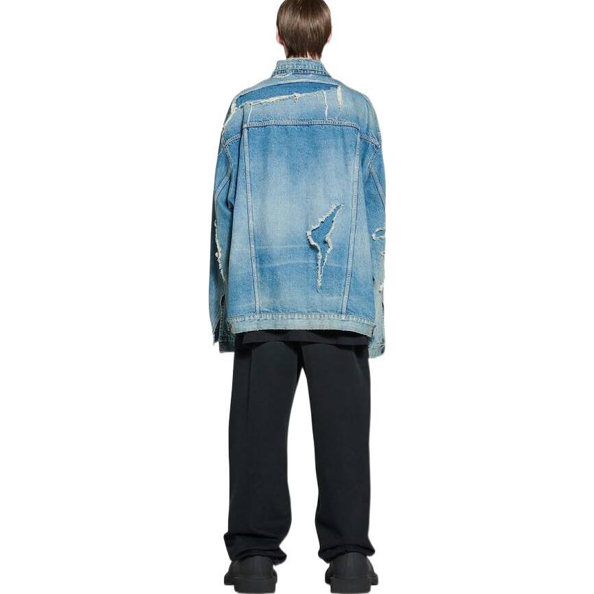 Balenciaga SS23 Denim Jacket Loose Fit Men's 727840TNW014268
