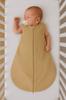 Rounded muslin sleeping bag for children S 0-6 months summer TOG 1.0 - camel