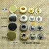 Copper Metal Snap Buttons for Jackets & Clothing Accessories