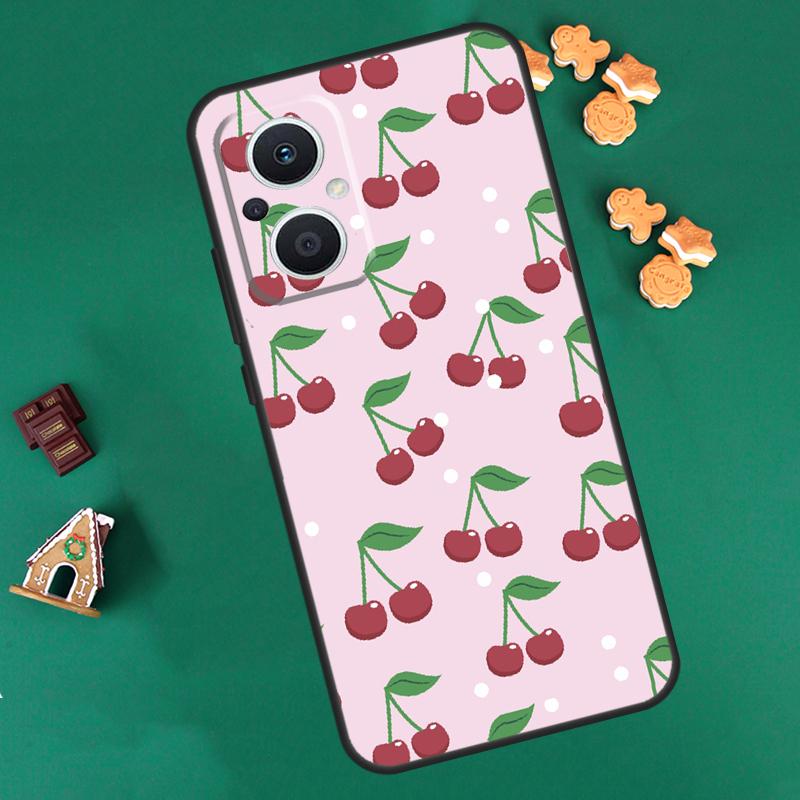 Черный розовый вишневый чехол для OPPO Reno 10 Pro 4Z 5Z 8T 4 5 6 7 8 Lite OPPO Find X6 Pro X3 X2 Neo X5 Lite Cover