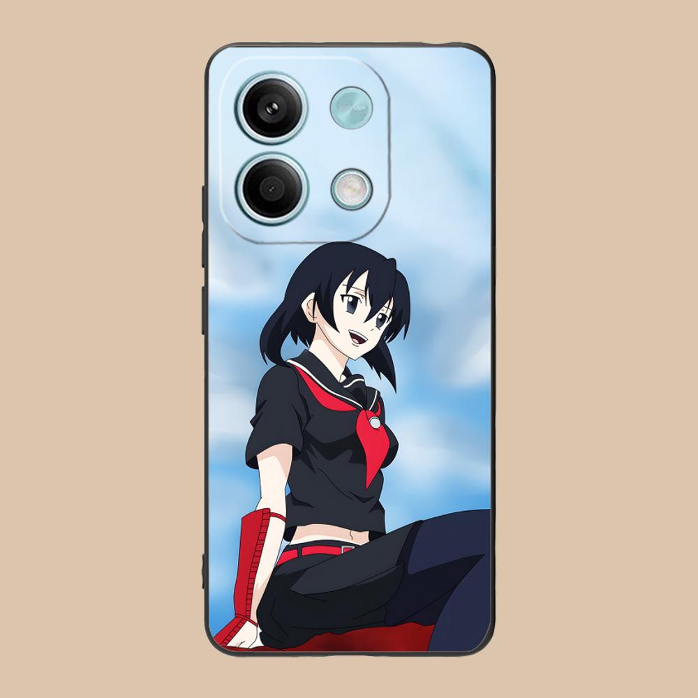 Матовый ТПУ чехол для мобильного телефона Akame Kurome для POCO F8 F7 F6 F5 F4 F3 F2 Pro GT C75 C71 C65 C61 C40 Pro Ultra Цветная крышка
