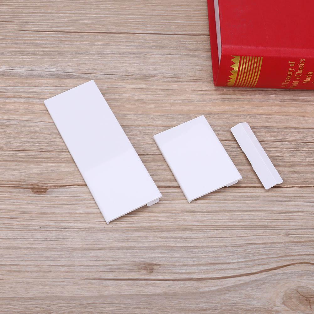 3pcs Memory Card Door Slot Cover Lids Replacement 3 in 1 Memory Port Door Baffle Game Console Accessories Fit for Nintendo Wii