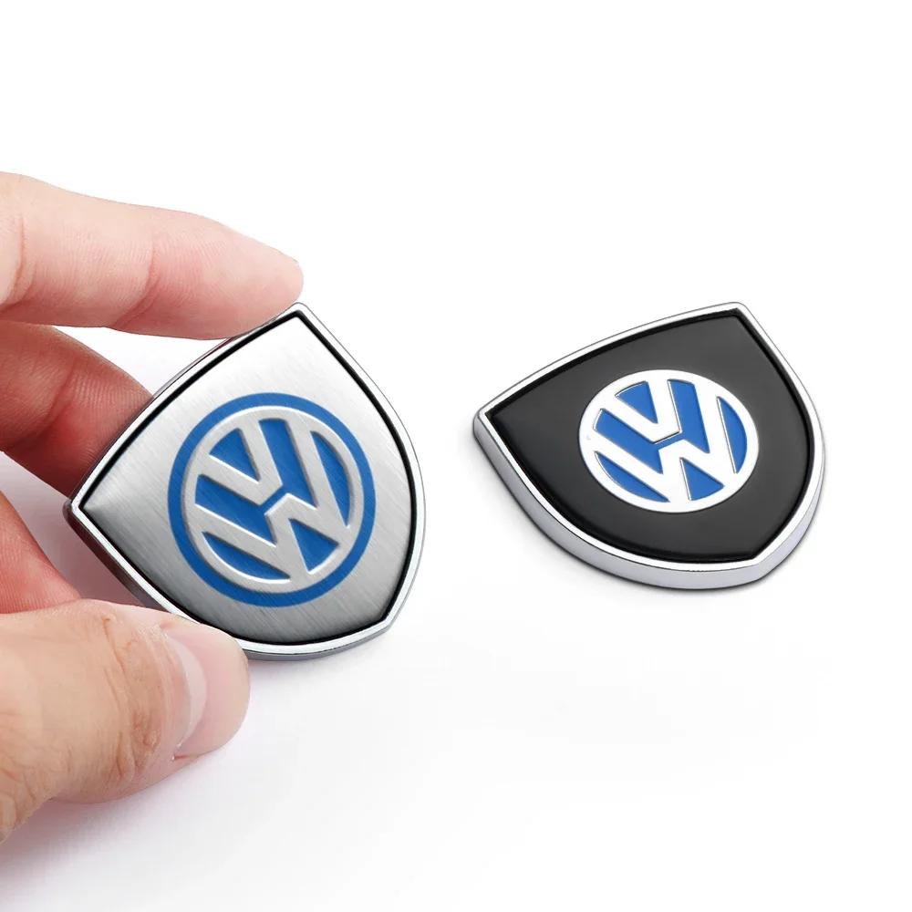 3D Metal Chrome Car Body Decoration Custom Stickers Badge Emblem For Volkswagen Golf 7 5 4 6 Passat B6 Mk4 VW Tiguan Mk7 BGW1