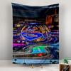 Welcome Las Vegas Nevada cityscape night lights Patterned tapestry for bedroom and living room home decor sofas