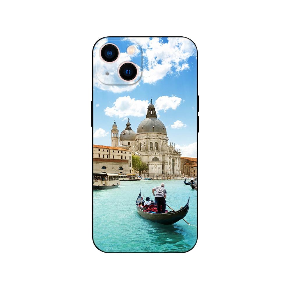 Black Tpu Case For Huawei P30 Lite P30 Pro P40 Case For Huawei P40 LITE E P Smart 2020 Case Cover Italy Venice City