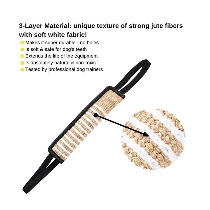 Прочный чехол-подушка для дрессировки собак с 2 веревочными ручками для дрессировки средних и крупных собак, товары для животных