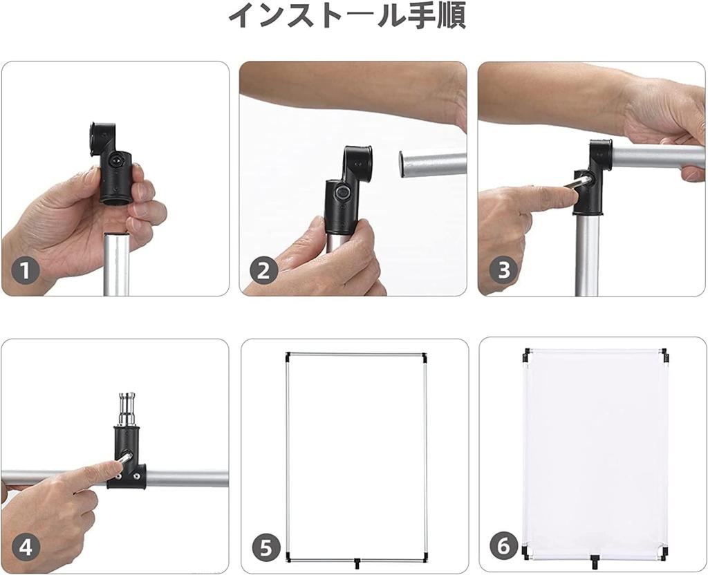 SOONPHO Рамка для фотографий 90 x 120 см Отражатель-рассеиватель Sanscrim Черный Белый Золотой Серебряный 5-цветный набор Поставляется с мягким футляром для хранения Легко