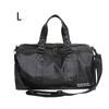 Men's Leather Travel Foldable Portable Shoes Luggage Large Capacity Travel Tote Women Duffle Bag