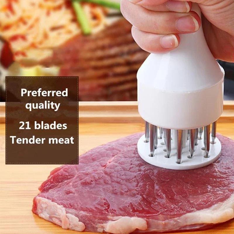 Профессиональный размягчитель мяса, игла из нержавеющей стали, кухонные инструменты, аксессуары для приготовления пищи, игла для размягчения стейка, размыкатель ребер