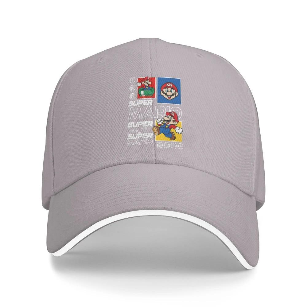 Super Marios Coins Baseball Caps Hip Hop Sandwich Hat Unisex Style Adjustable Headwear Outdoor