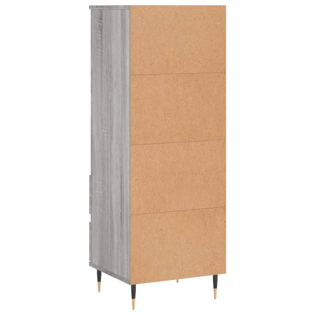 Highboard Gray Sonoma 40 x 36 x 110 cm Particleboard