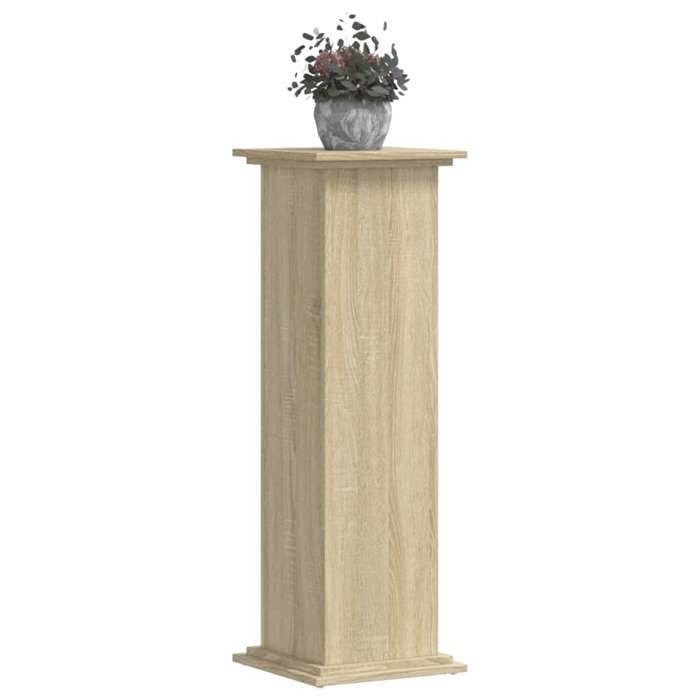 VidaXL Plant Stand Sonoma Oak 33x33x100cm Engineered Wood, Flower Stand, Plant Pot Stand, Support 852980