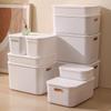 Japanese Style Household Storage Box for Cosmetics, Toys, Snacks, Wardrobe, and Desktop.