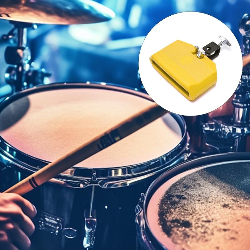 Барабанные колокольчики Музыкальный ковбелл Колокольчики высокого и низкого тона Ручная перкуссия Ковбелл Колотушка высокого и низкого тона Язычок ковбелла