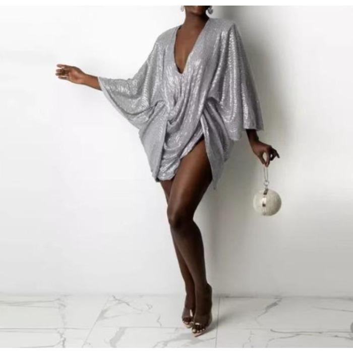 Весна новая европейская, американская, независимая станция женская одежда плиссированное бисер сексуальное модное платье платье