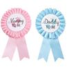 Набор: Значок для папы-будущего отца на Baby Shower и Цветок-бутоньерка для родителя