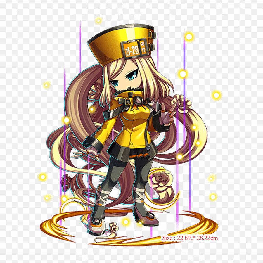 Brave Frontier Great Unit Brave Frontier 2, виниловые нашивки с термопереносной печатью, наклейки для одежды, аппликации «сделай сам», моющиеся нашивки