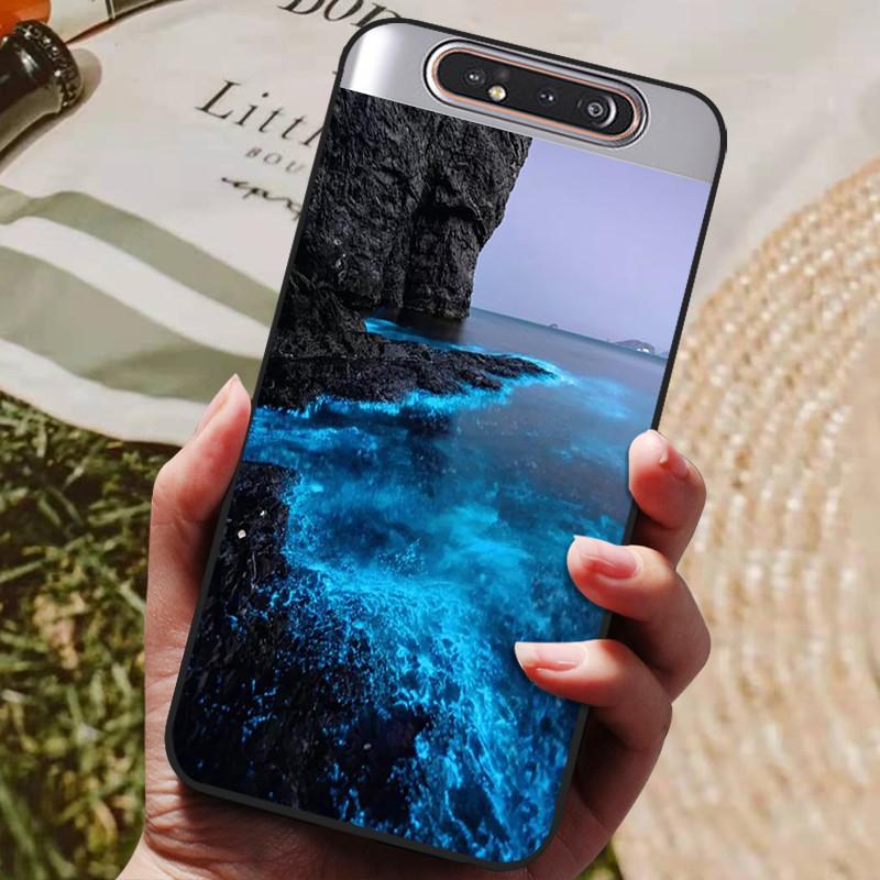 Чехол для Samsung A80 Силиконовая задняя крышка Чехол для телефона Для Samsung Galaxy A80 Чехлы для Galaxy A 80 A805F A805 Мягкий бампер Funda