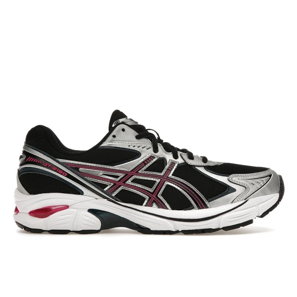 Asics GT 2160 Black Silver Pink Unisex Sneakers Pure-Silver 1203A320-002
