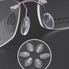 Transparent Clear Oval Eyeglass Nose Bracket Anti-slip Nose Support  Men Women