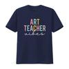 Mens Art Teacher Vibes Colorful Appreciation Day Back To School T Shirt Black Medium vintage Washed Stylish Unisex homme