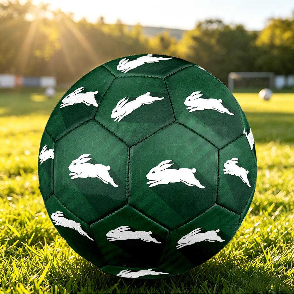 South Sydney Rabbitohs Size 5 Sports Training Ball Shock Absorbing Durable Ball For Match Daily Practice Outdoor Activities