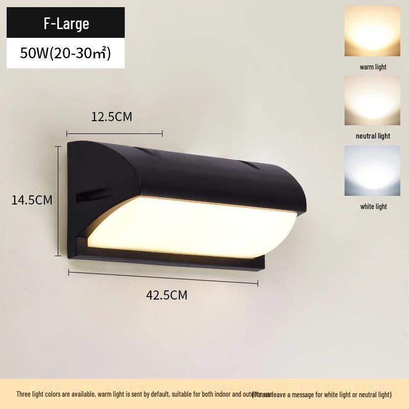 Outdoor Waterproof Wall Light for Garden, Hotel, Villa, Corridor, or Balcony