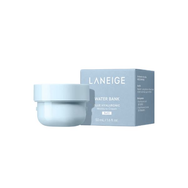 LANEIGE Water Bank Blue Hyaluronic Увлажняющий крем-рефил Глубокое увлажнение Защита барьера 50 мл