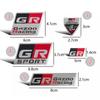 GR SPORT GAZOO Racing Letter Car Sticker