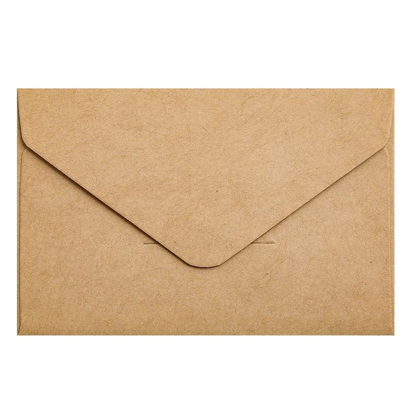 20pcs/Pack Mini Vintage Large Envelope Postcard Letter Stationery Paper Airmail School Office Gifts Kraft Envelopes 70x105mm