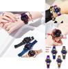 Fashionable Womens Bracelet Watch With Timeless Starry Sky Design And Alloy Case