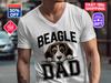 Beagle Dad T-Shirts, V-Neck T-Shirts, Dog Dad Shirt 2026, Father's Day Gift, Gift For Dad, Trendy Dad Shirt, Birthday Gift For Dad, Dad Gift