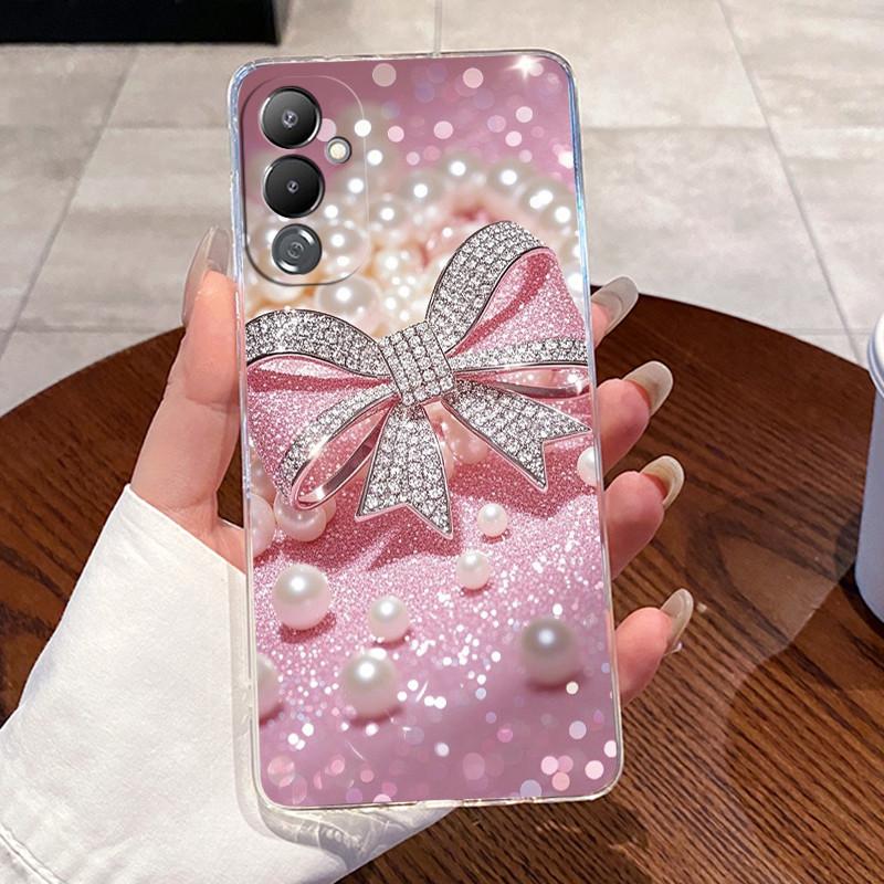 For Tecno Pova4 LG7n Phone Case Aesthetic Cute Cat Fashion Cover For Tecno Pova 4 Pro LG8n Case Transparent Soft Silicone Bumper