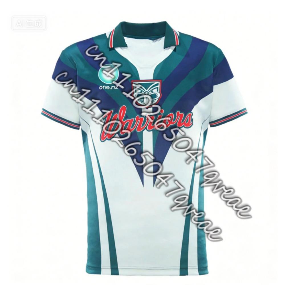 Летние распродажи 2026 Австралия NRL New Zealand Warriors Мужская домашняя форма Тренировочная форма Взрослая дышащая быстросохнущая футболка