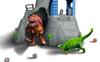 Schleich Dinosaur Volcanic Dino Adventure 42564N Explosion!