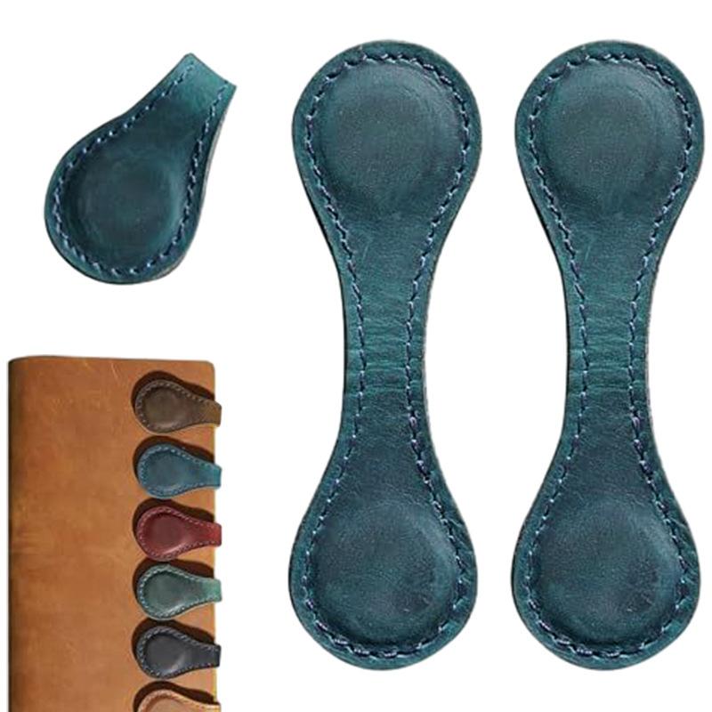 Кожаные закладки Практичные магнитные закладки Двусторонние магнитные пряжки Закладки для блокнотов Зажимы для страниц Подарок